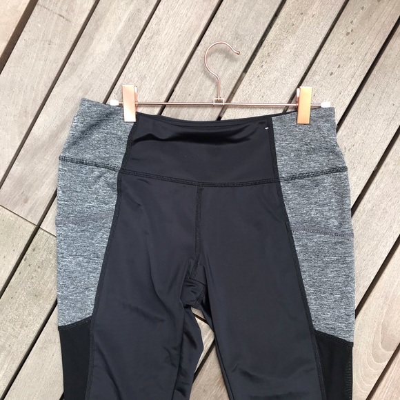 EVERLAST Black & Grey Ankle Athletic Leggings - Picture 4 of 6